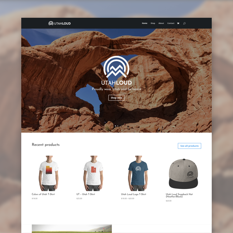 Utah Loud Brand Identity detail